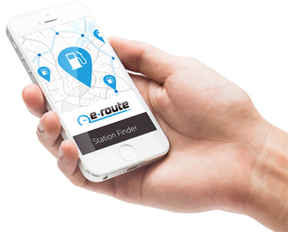 find your nearest fuel station with the eroute app